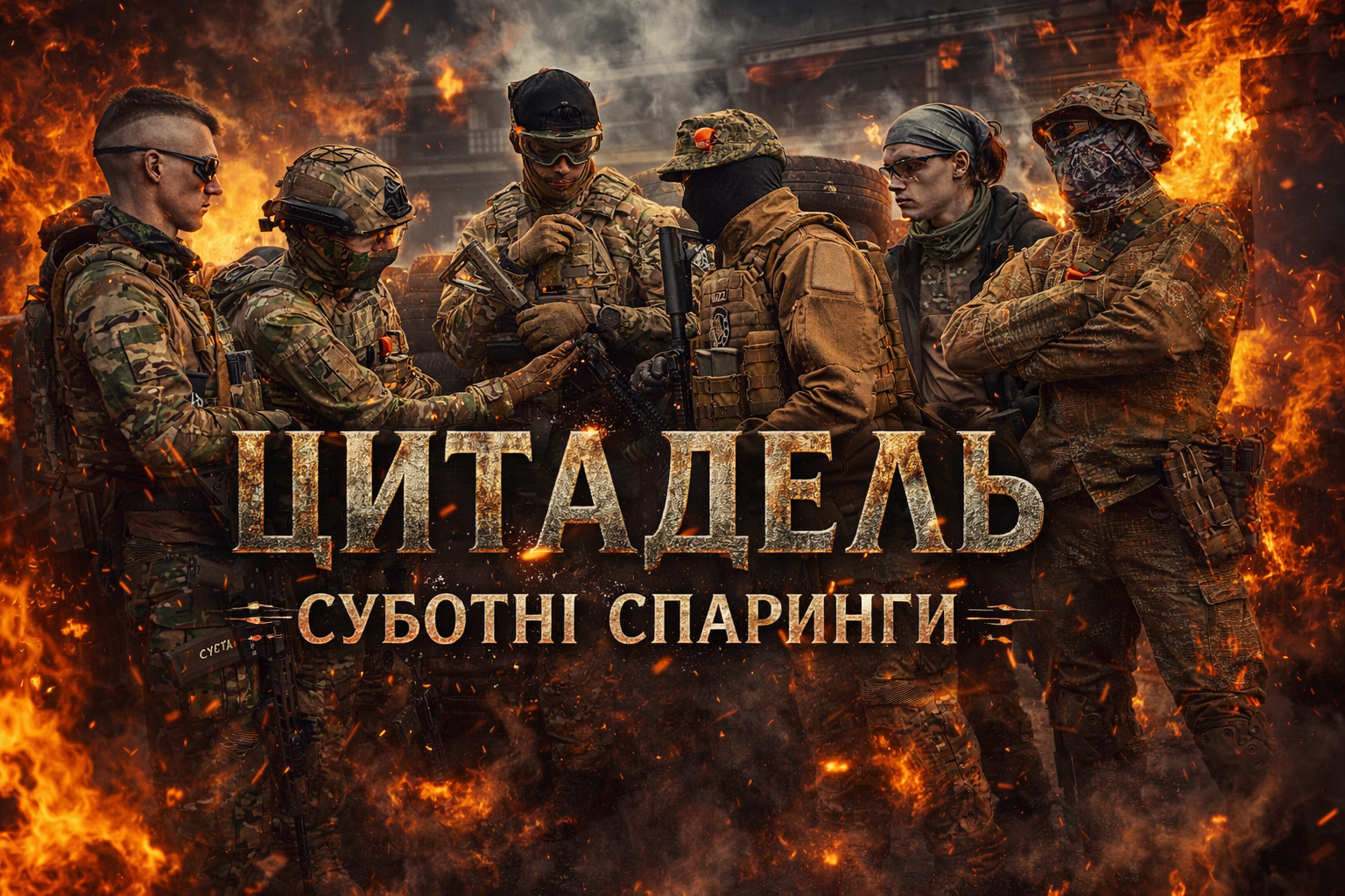 06.06 СУБОТА:  CQB ЦИТАДЕЛЬ - СПАРИНГИ
